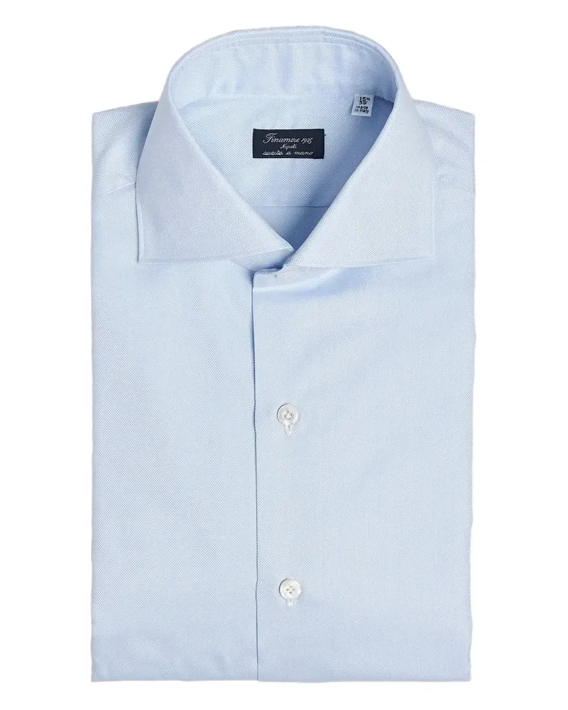 Finamore 1925 Klassisches Hemd - Blau Blau