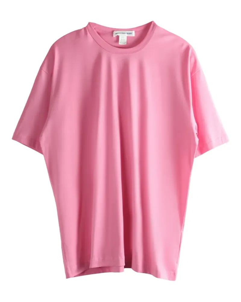 Comme des Garçons T-Shirt mit rundem Ausschnitt - Rosa Rosa