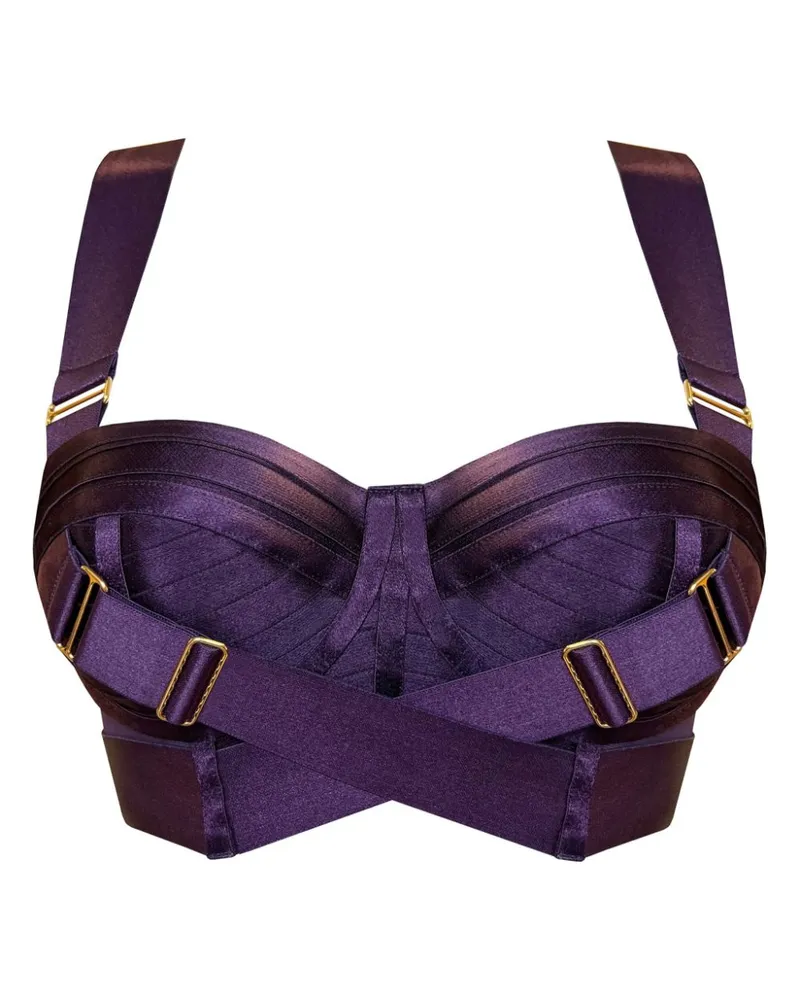 Bordelle Retta Bustier - Violett Violett