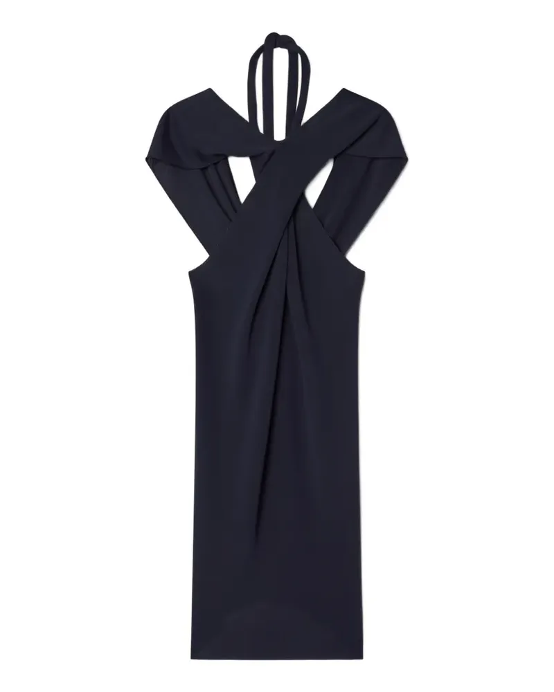Lanvin Kurzes Neckholder-Kleid - Blau Blau