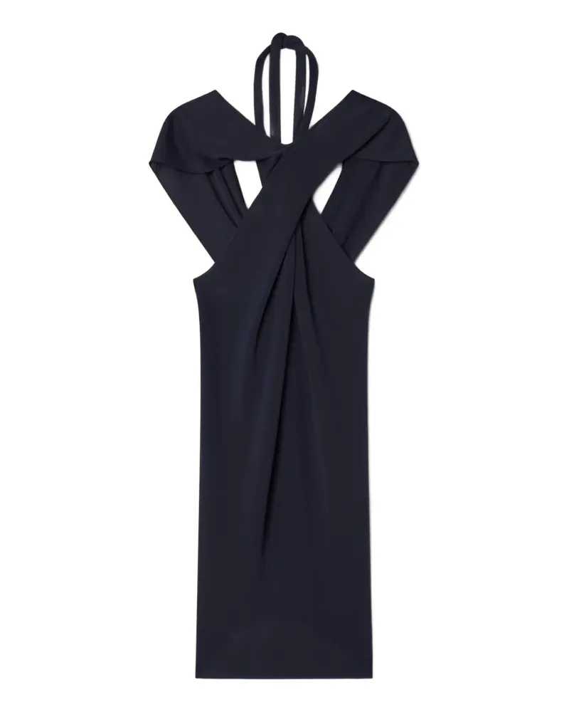 Lanvin Kurzes Neckholder-Kleid - Blau Blau