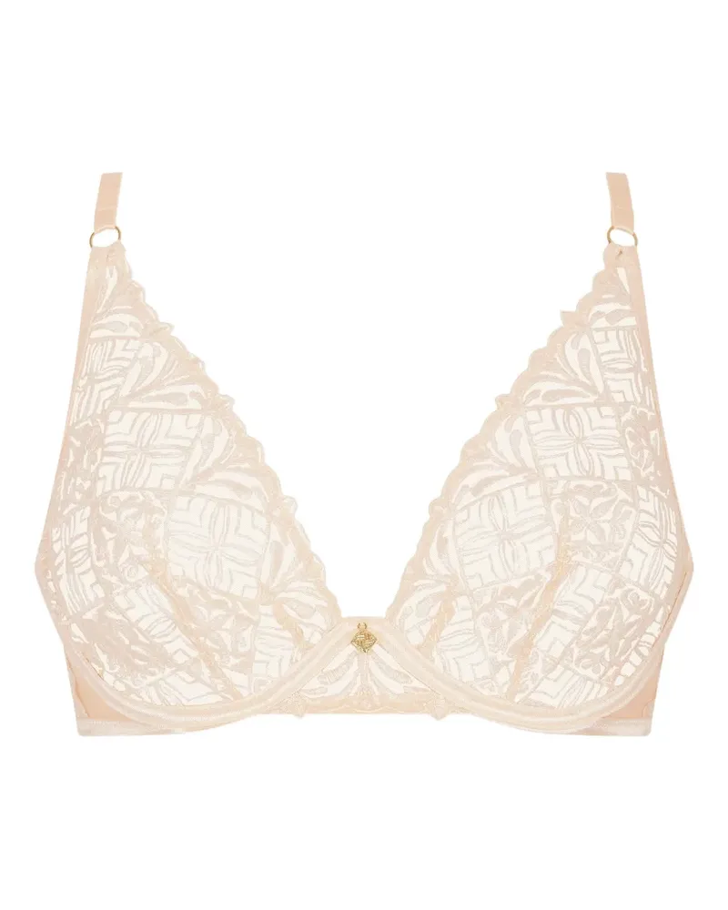 Aubade Iconic Calypso Triangel-BH mit Stickerei - Weiß Weiß