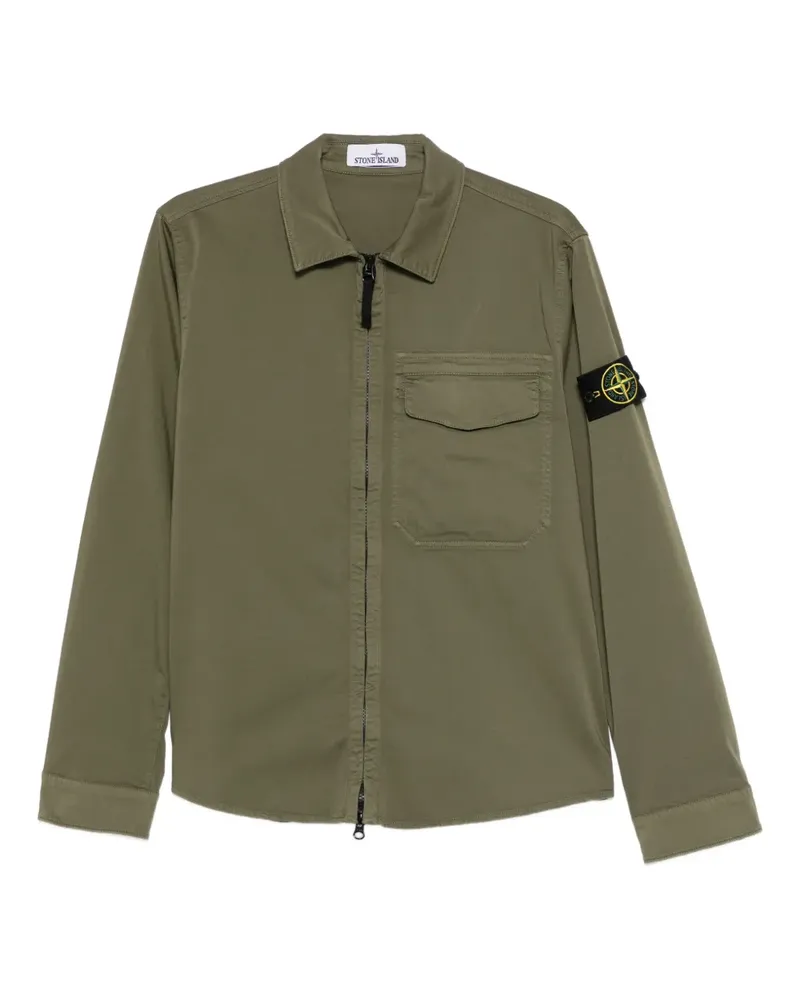 Stone Island zip pocket shirt - Grün Grün