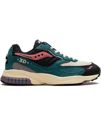 Saucony 3D Grid Hurricane Midnight Swimming Sneakers Grün