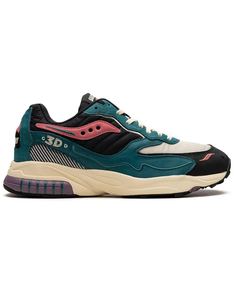 Saucony 3D Grid Hurricane Midnight Swimming Sneakers - Grün Grün
