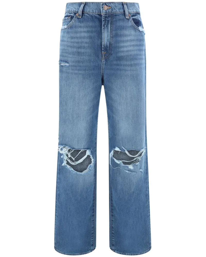 7 for all mankind Jeans mit geradem Bein - Blau Blau