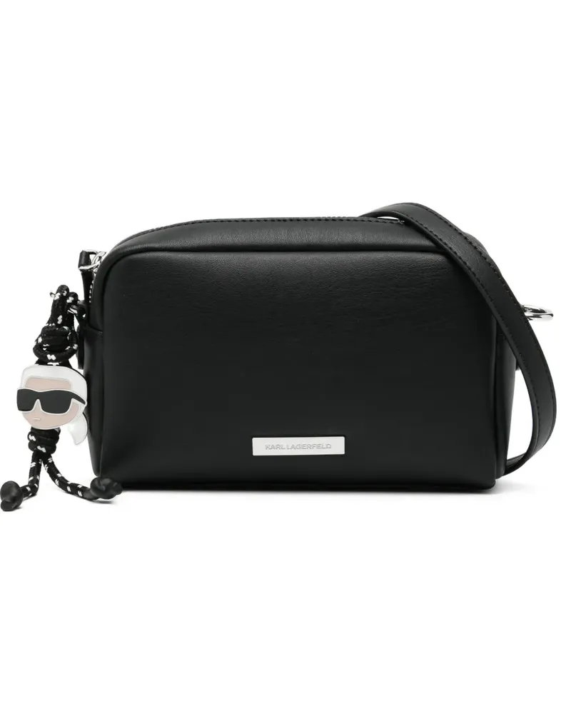 Karl Lagerfeld Ikon Smooth Slim Camera bag - Schwarz Schwarz