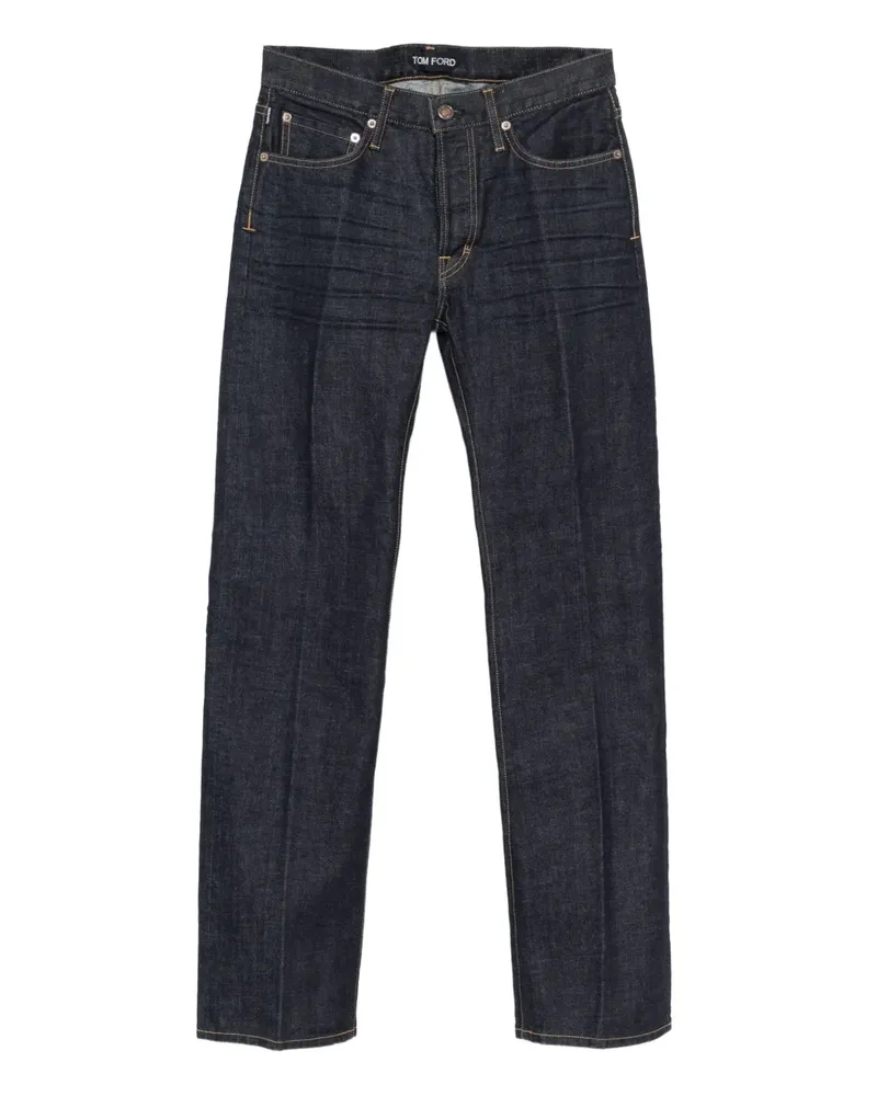 Tom Ford Selvedge Bootcut-Jeans - Blau Blau
