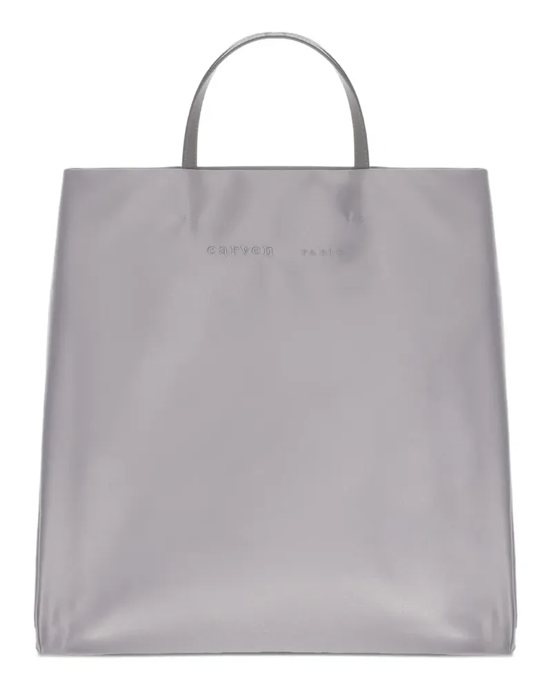 Carven Glatte Tote Bag - Grau Grau