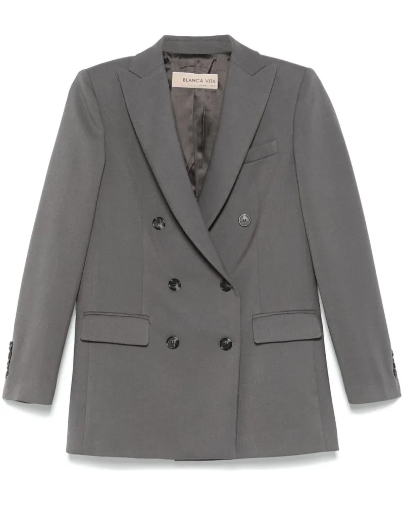 Blanca Doppelreihiger Blazer - Grau Grau