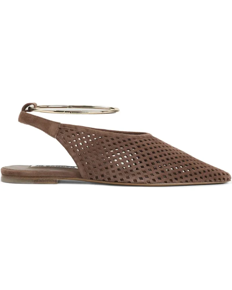 Jil Sander slingback flat pumps - Braun Braun