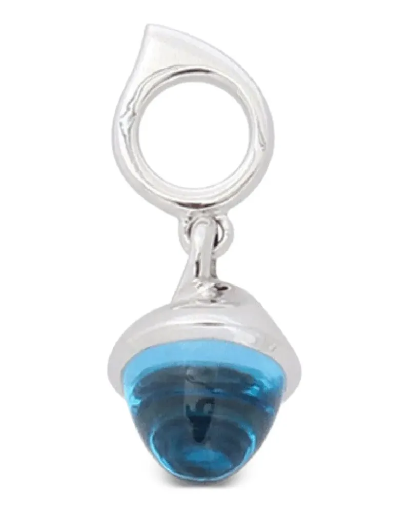 TAMARA COMOLLI 18K white gold Mikado Flamenco topaz pendant - Silber Silber