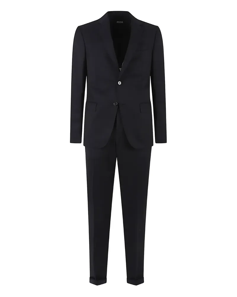 Ermenegildo Zegna Einreihiger Anzug - Blau Blau