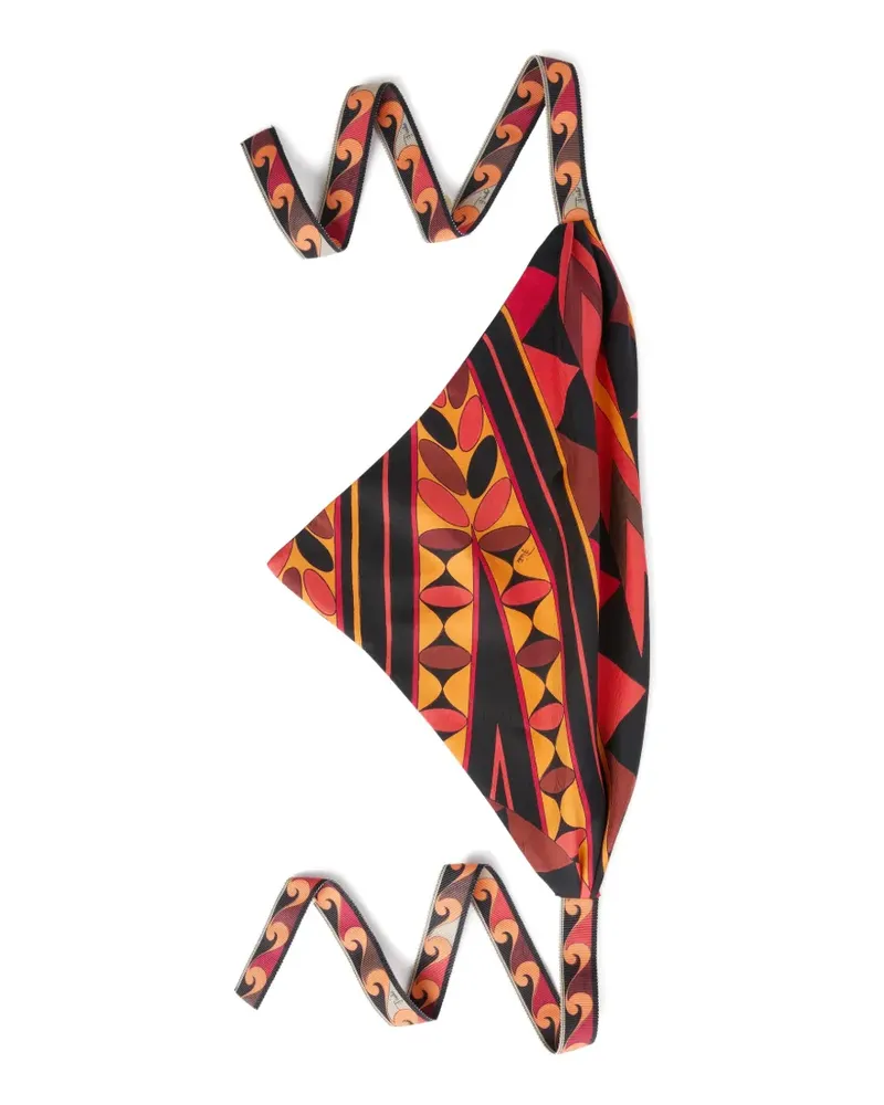 Emilio Pucci Manuba-print silk bandana - Schwarz Schwarz