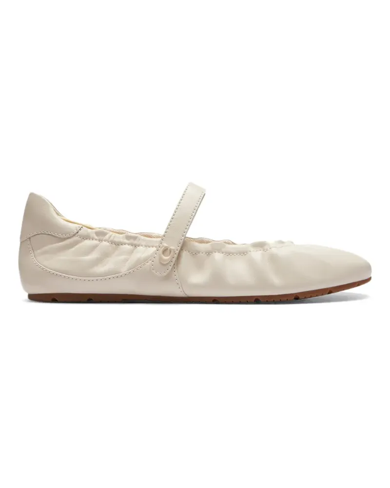 Coach Mary Jane leather ballet flats - Nude Nude