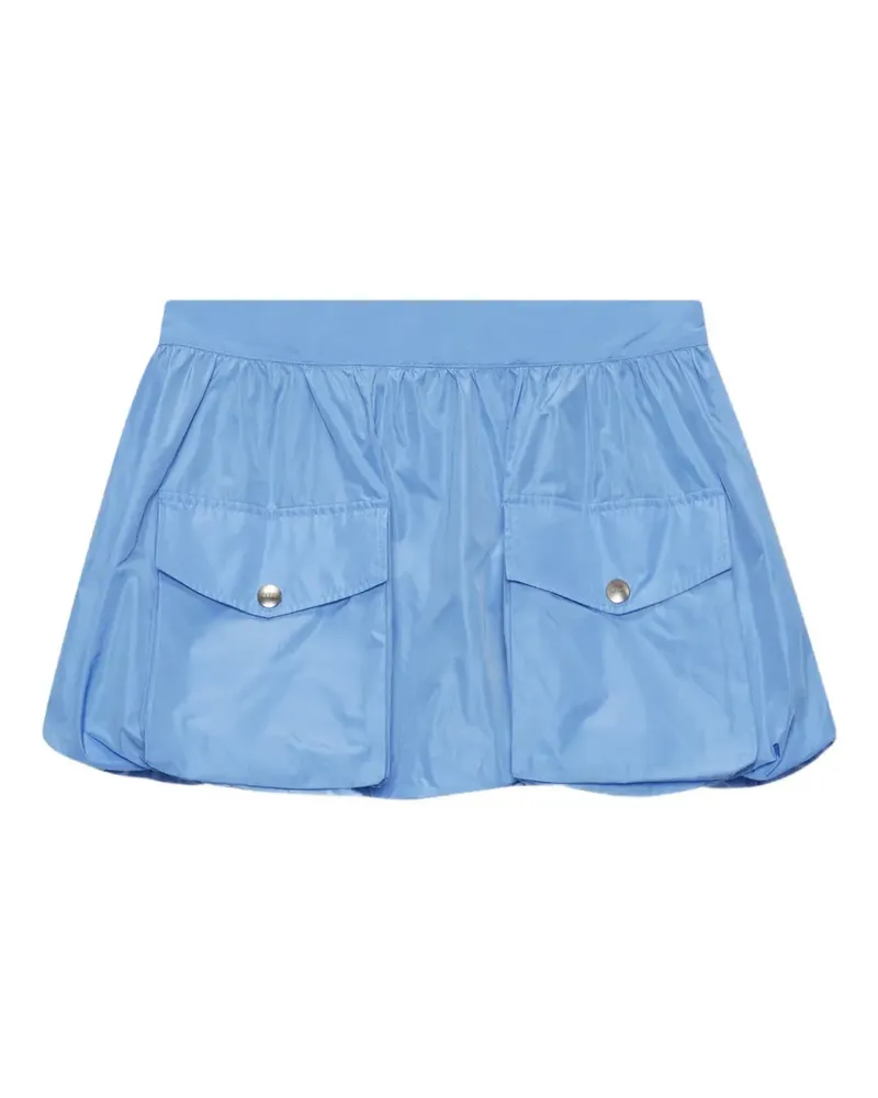 MSGM Minirock mit Pattentaschen - Blau Blau