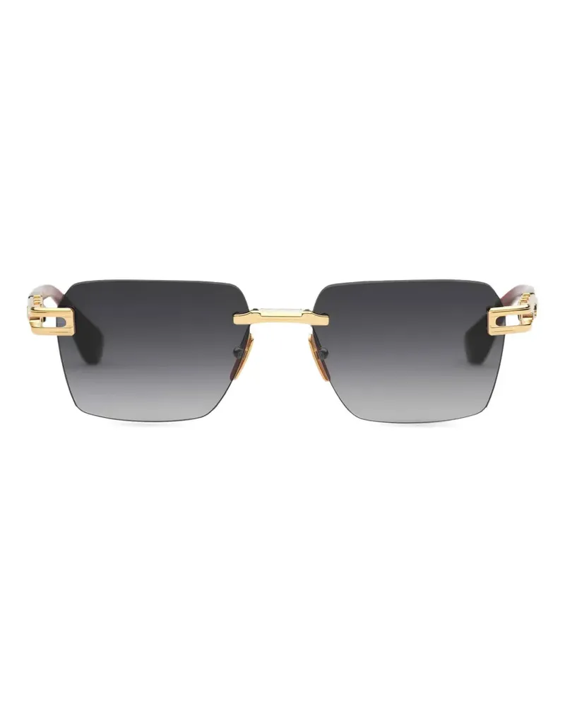DITA Meta-Evo One rectangle-frame sunglasses - Gold Gold
