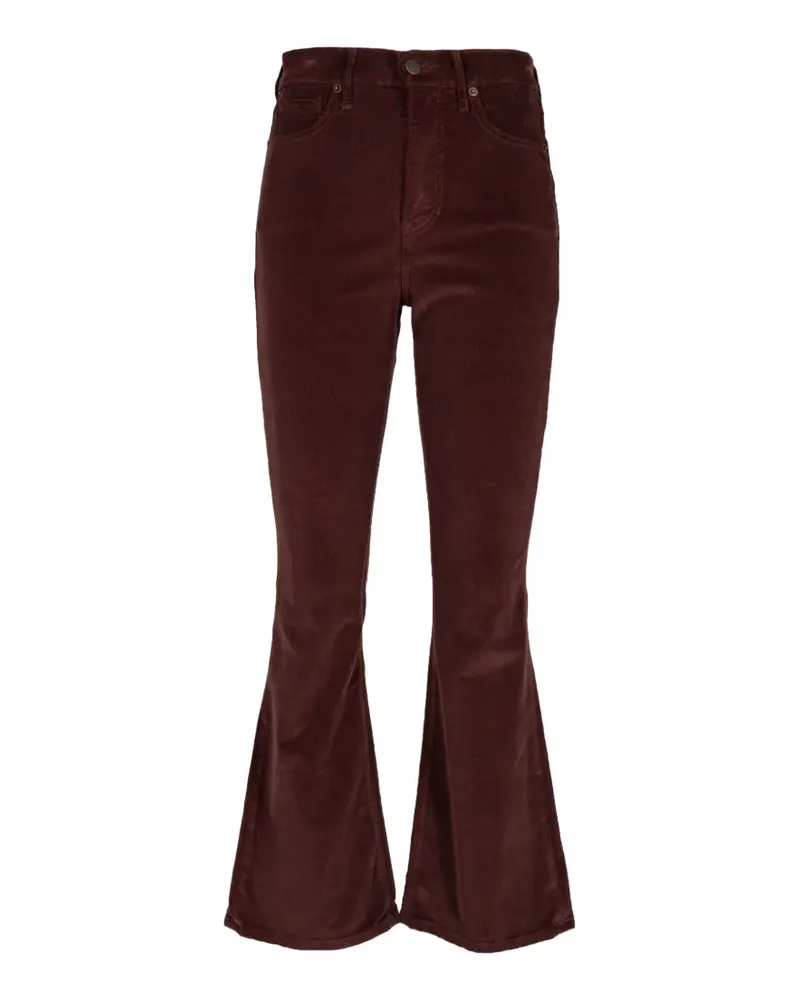 Veronica Beard Carson Schlagjeans aus Cord - Rot Rot