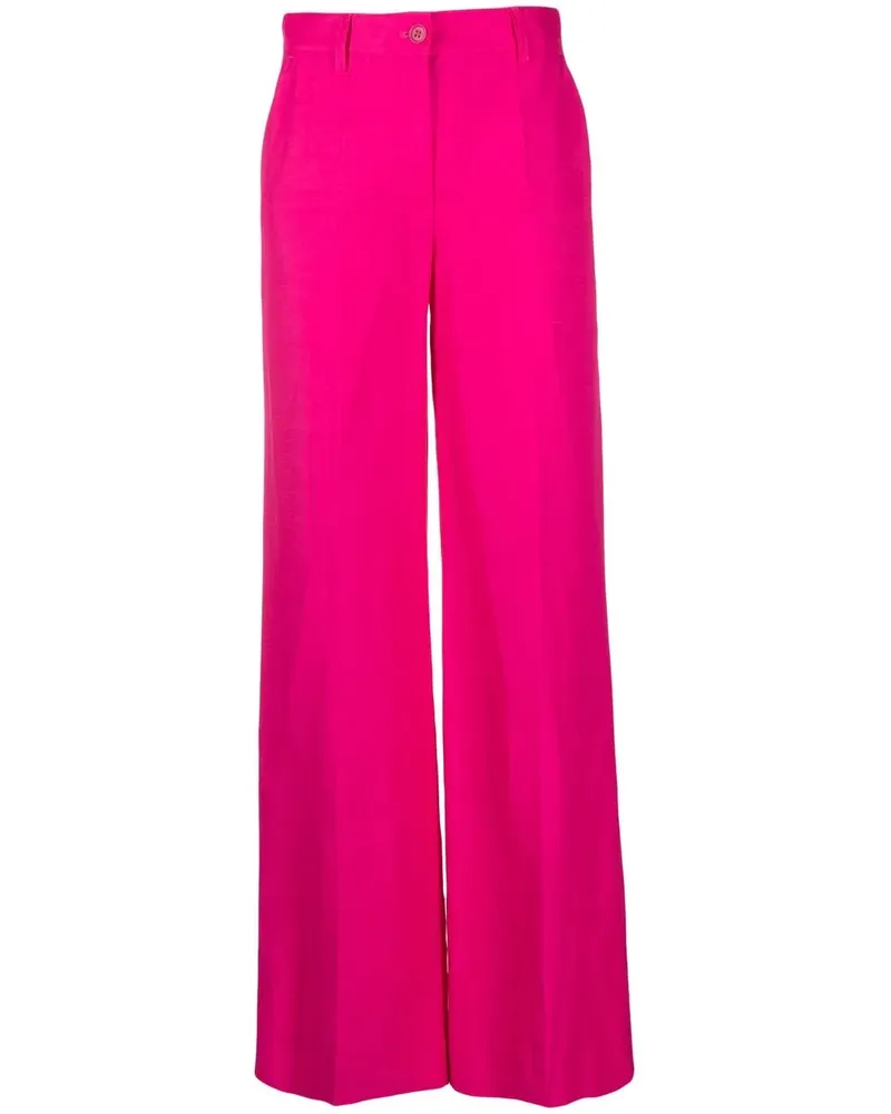 P.A.R.O.S.H. P.A.R.O H. Ausgestellte Raisa High-Waist-Hose - Rosa Rosa