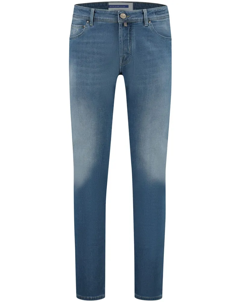 Jacob Cohën Nick Slim-Fit-Jeans - Blau Blau