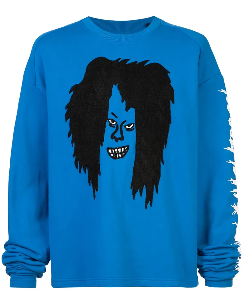 Haculla Too Ugly' Sweatshirt - Blau Blau