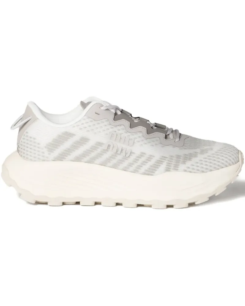 Miu Miu Sneakers aus Mesh - Grau Grau