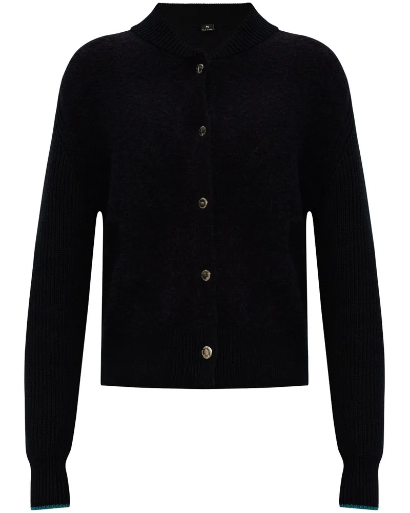 Paul Smith Cardigan mit Kontrastdetails - Schwarz Schwarz