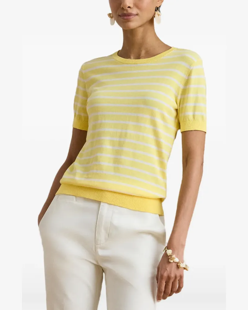 Ralph Lauren Kurzärmeliger Pullover - Gelb Gelb
