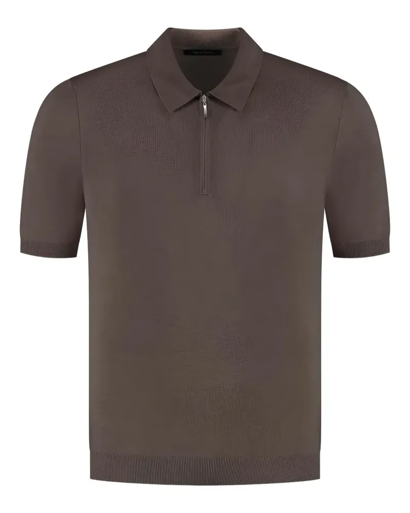 Gran Sasso Kurzärmeliges Poloshirt - Braun Braun