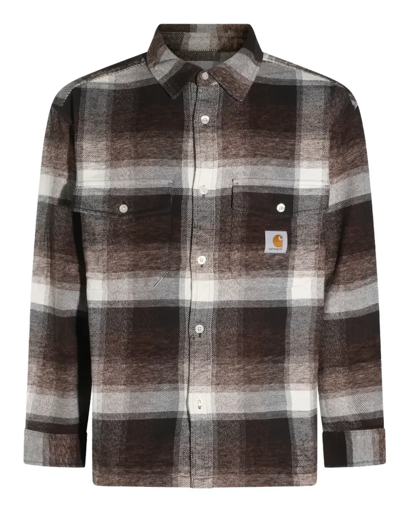 Carhartt WIP Esterson check-print cotton shirt - Braun Braun