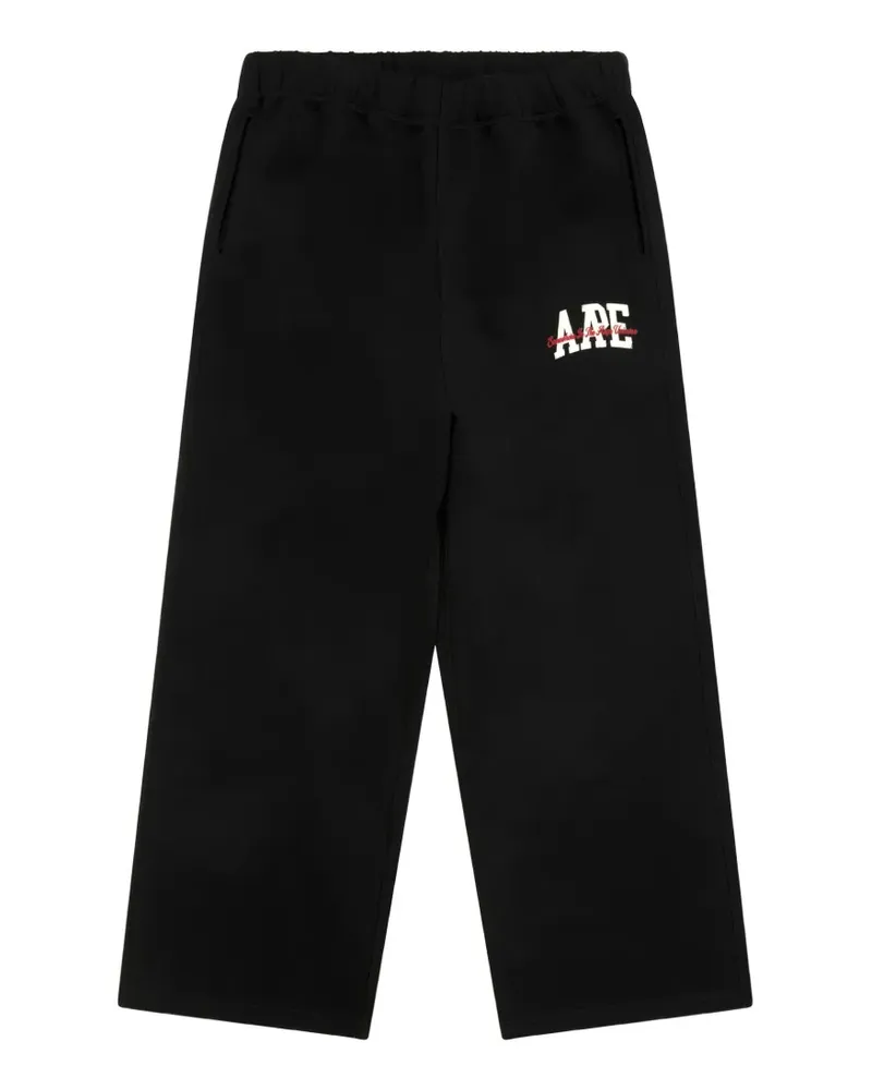 BAPE Wendbare Jogginghose mit Logo-Print - Schwarz Schwarz