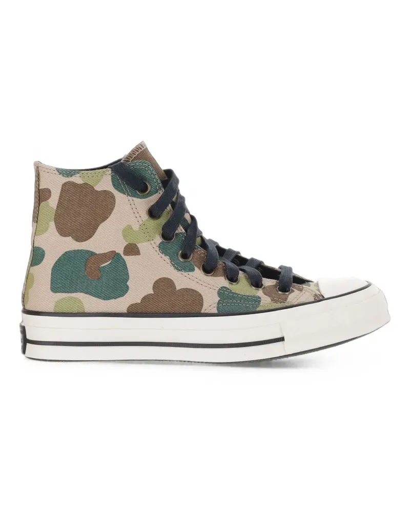 Converse Chuck 70 camouflage-print high-top sneakers - Nude Nude
