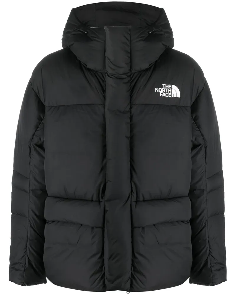 The North Face Wattierte Jacke mit Logo-Print - Schwarz Schwarz