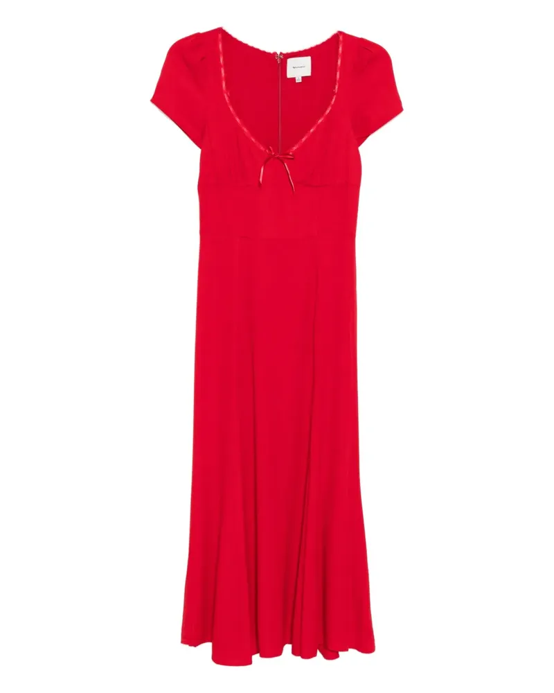 Reformation Afton Kleid - Rot Rot