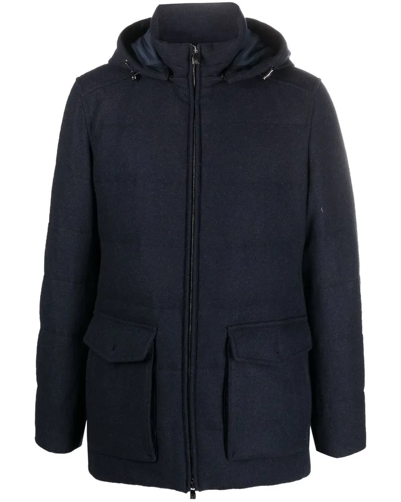 Corneliani Daunenjacke aus Kaschmir - Blau Blau