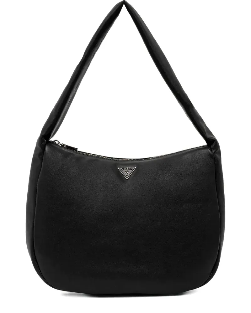 Guess Sunetra Tote Bag mit Logo-Schild - Schwarz Schwarz