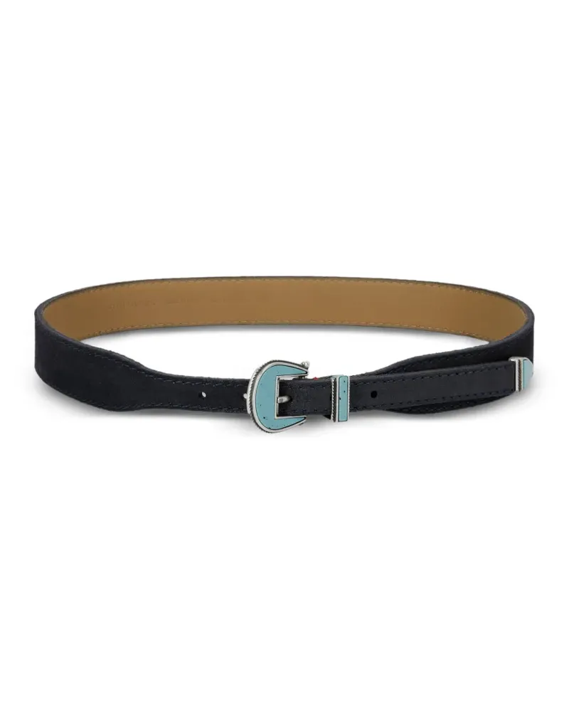 Fortela Houston leather belt - Blau Blau