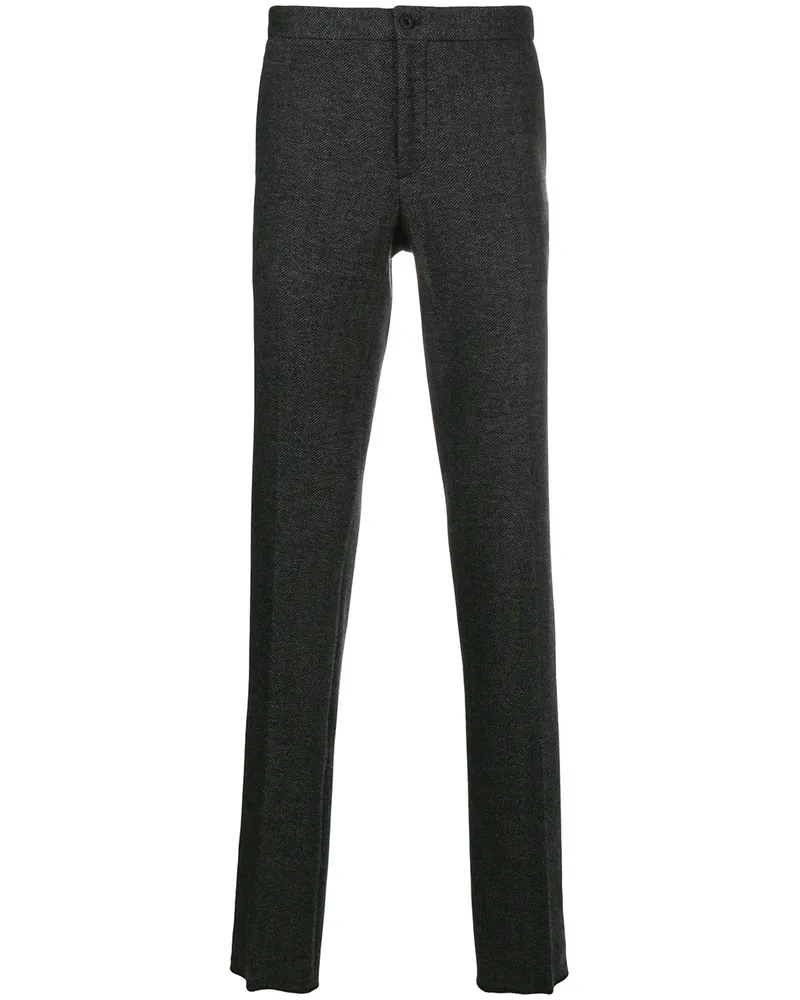 Incotex Hose mit geradem Bein - Grau Grau