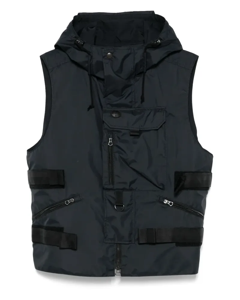Junya Watanabe x C.P. Company Weste mit abnehmbarem Einsatz - Schwarz Schwarz