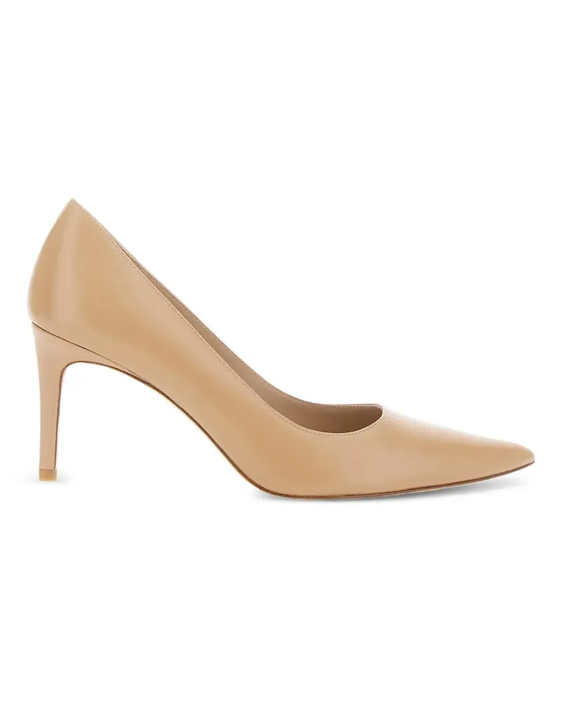 Stuart Weitzman 85mm pointed pumps - Nude Nude