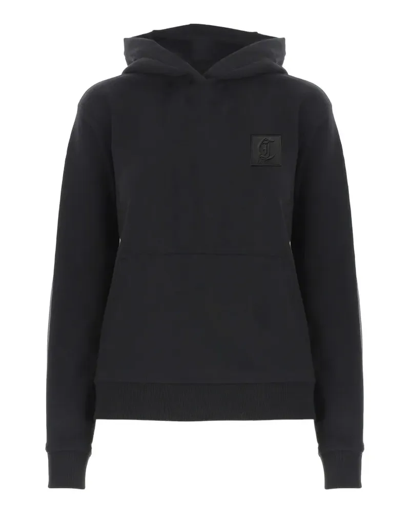 Just Cavalli logo-patch hoodie - Schwarz Schwarz