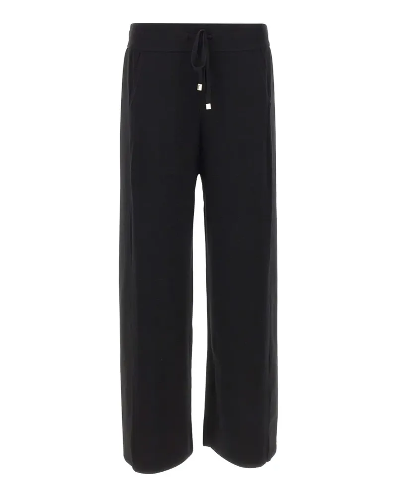Elena Mirò drawstring wide-leg trousers - Schwarz Schwarz