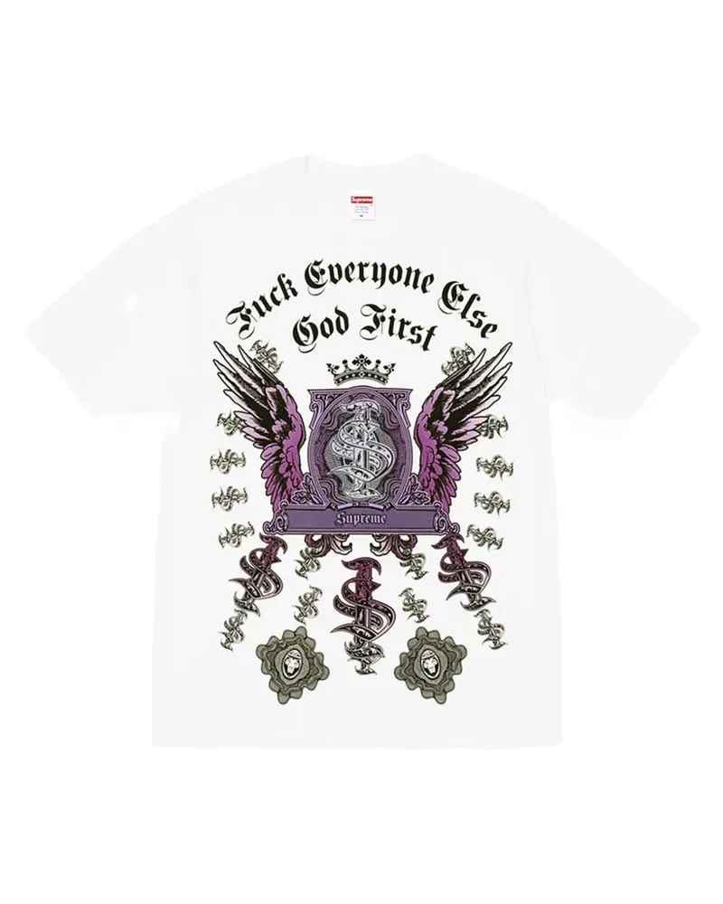Supreme Being T-Shirt mit grafischem Print - Weiß Weiß