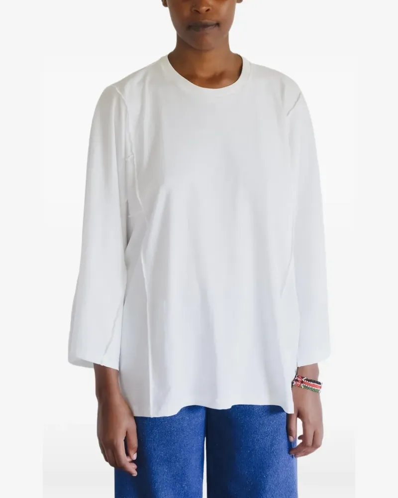 Baserange Poi long-sleeve T-shirt - Weiß Weiß