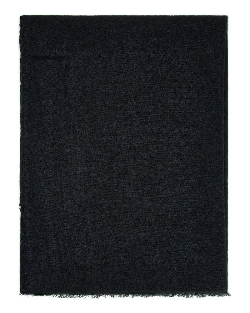Faliero Sarti Lulu frayed-edge scarf - Schwarz Schwarz