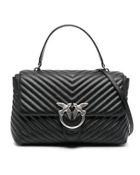 Pinko Große Lady Love Satchel-Tasche Schwarz