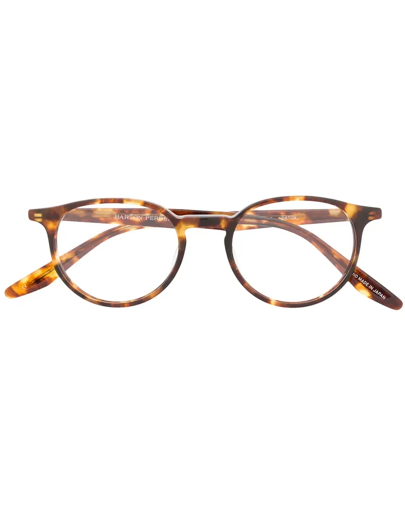 Barton Perreira Norton' Brille mit rundem Gestell - Braun Braun