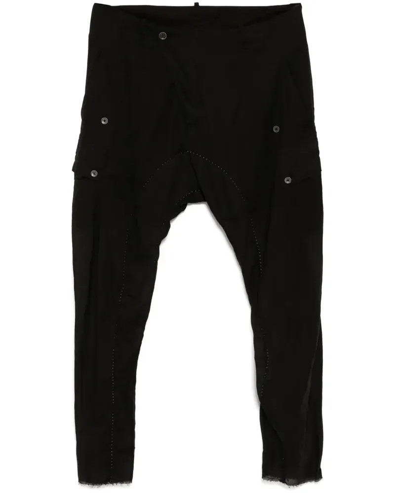 Masnada Hose im Baggy-Style - Schwarz Schwarz