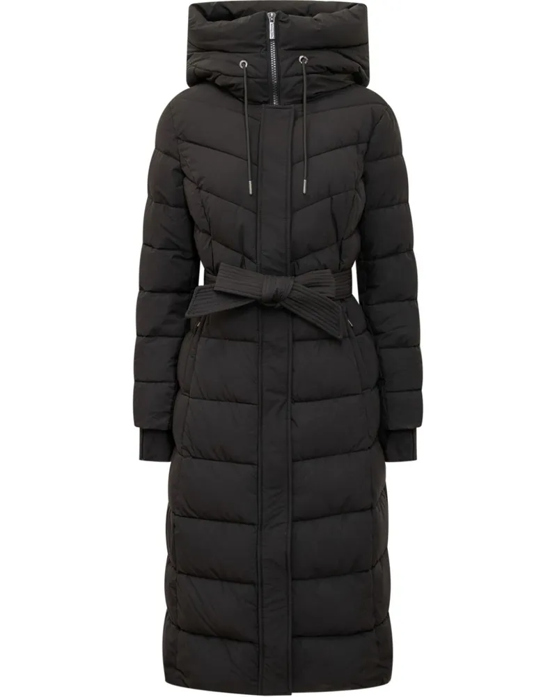 Michael Kors Gesteppter Mantel - Schwarz Schwarz