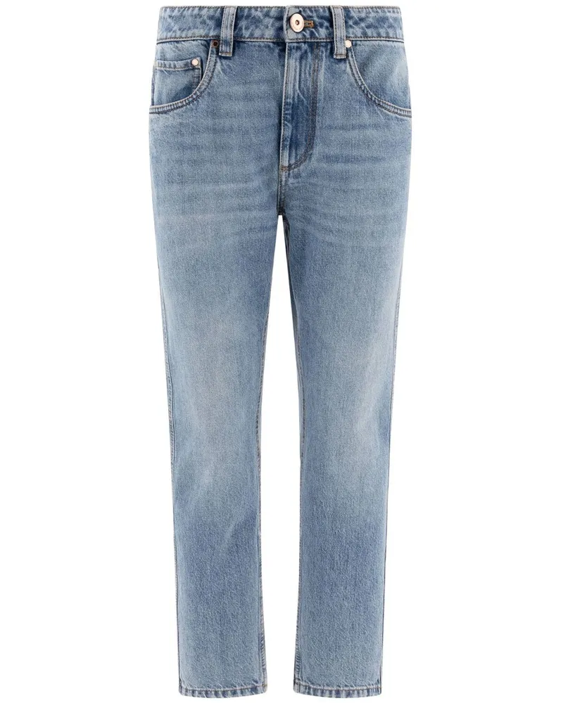 Brunello Cucinelli Tapered-Jeans - Blau Blau